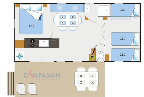 Camping Les Hautes Prairies Lourmarin Ngoại thất bức ảnh